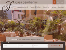 Tablet Screenshot of casasembenini.com
